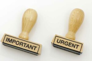 Différencier urgent et important